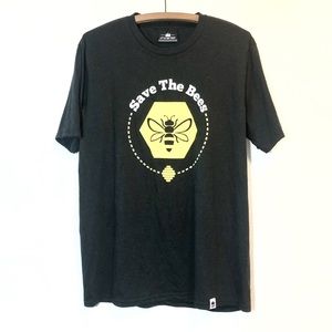 Save The Bees Short Sleeve Shirt Mens Medium